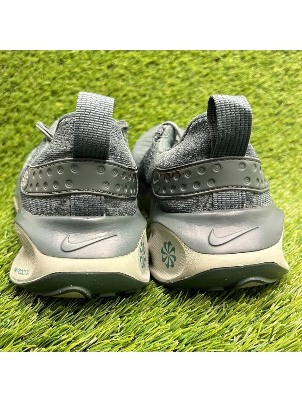 Nike ReactX Infinity Run 4 Vintage Green Womens Size 9.5 Running Shoes Sneakers - Picture 7 of 11
